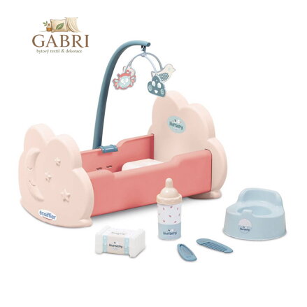 ECOIFFIER Nursery Postýlka s příslušenstvím pro panenku