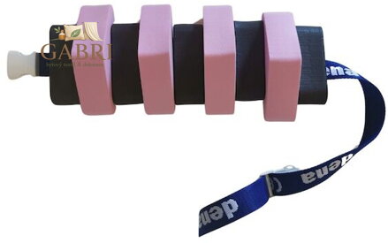MATUŠKA-DENA Pás plavecký 60cm růžovo-černý