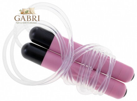 MERCO Švihadlo Luminous svítící růžové 2,8m na baterie Světlo