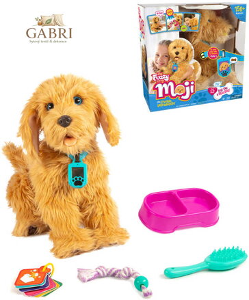 EP Line PLYŠ Pejsek Moji interaktivní 150 reakcí set s doplňky na baterie