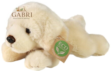 PLYŠ Pes Labrador ležící 20cm Eco-Friendly *PLYŠOVÉ HRAČKY