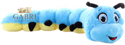 PLYŠ Housenka veselá modrá *PLYŠOVÉ HRAČKY*