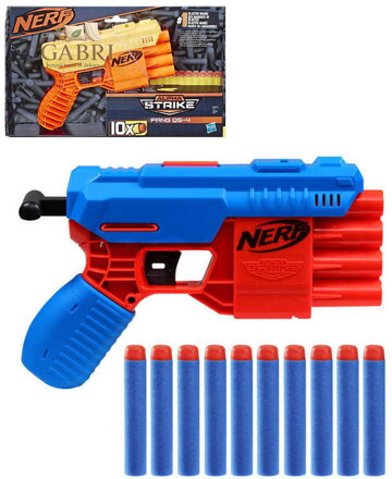 HASBRO NERF Alpha Strike Fang QS-4 set dětský blaster + 10 šipek Elite 2 barvy