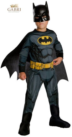 KARNEVAL Šaty Batman s maskou vel. M (5-7 let) *KOSTÝM*