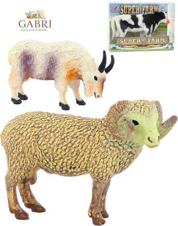 Zvířata domácí farma 8cm plastové figurky zvířátka 4 druhy