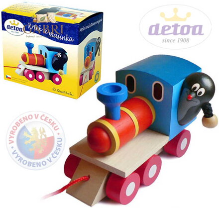 DETOA Krteček a mašinka * DŘEVĚNÉ HRAČKY *