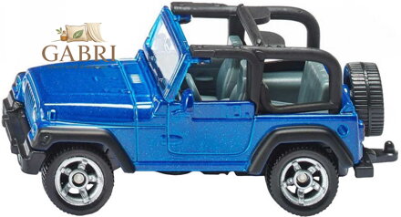 SIKU Auto Jeep Wrangler modrý model 7cm kovový