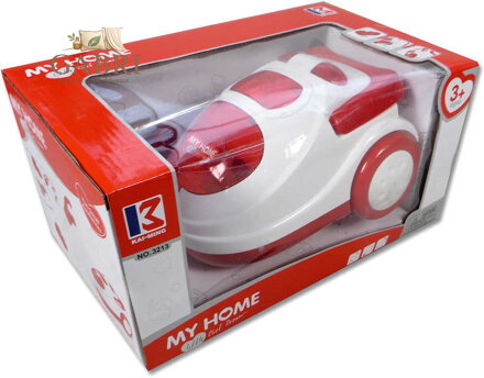 Vysavač dětský plastový 19cm s kuličkami na baterie Světlo v krabici