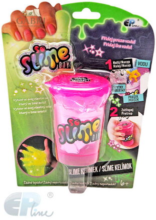 EP line So Slime výroba slizu set kelímek 1ks s figurkou se třpytkami svítí ve tmě