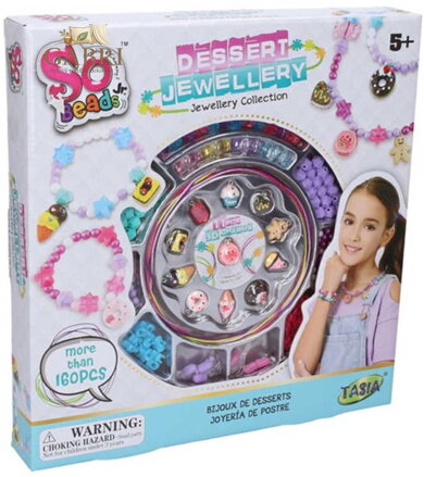 SO BEADS Korálky barevné navlékací cukrovinky výroba náramků s přívěsky