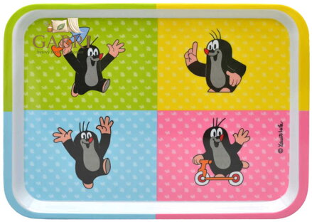MORAVSKÁ ÚSTŘEDNA Tácek Krtek (Krteček) 28x20cm dětské nádobí
