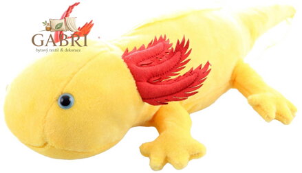 PLYŠ Axolotl žlutý 32cm Eco-Friendly *PLYŠOVÉ HRAČKY*