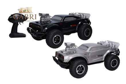 RC Auto na ovládání 48cm černé , stříbrné na vysílačku 2,4GHz