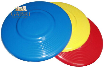 Talíř létající barevný 22cm UFO disk frisbee házecí 3 barvy plast
