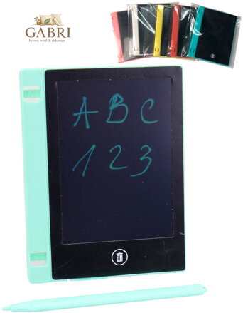 Tabulka kreslící tablet magický set s kouzelným perem na baterie 5 barev