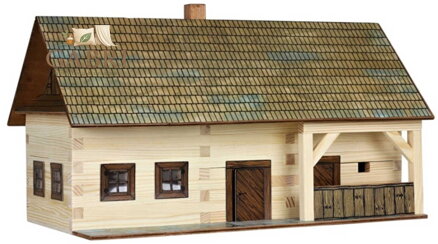 WALACHIA Usedlost W03 Hobby Kit DŘEVĚNÁ STAVEBNICE