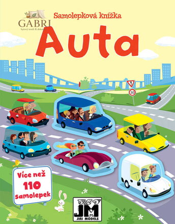 JIRI MODELS Samolepková knížka Auta