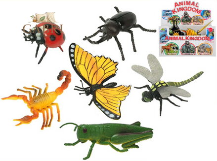 Hmyz 9-13cm zvířátko plastové různé druhy