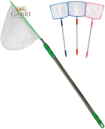 Síťka na hmyz / podběrák dětský teleskopický malý entomolog 4 barvy