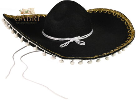 KARNEVAL Klobouk mexický sombréro *KARNEVALOVÝ DOPLNĚK*
