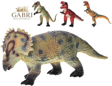 Zvířata dinosauři 37-40cm velké figurky zvířátka měkký plast 4 druhy