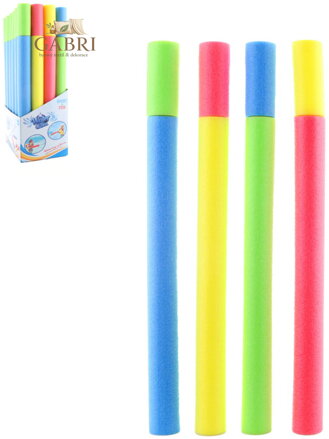 Dělo vodní soft 60cm pěnová trubice lehká dvoubarevná na vodu 4 barvy