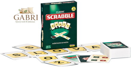 PIATNIK Hra Scrabble karetní *SPOLEČENSKÉ HRY*
