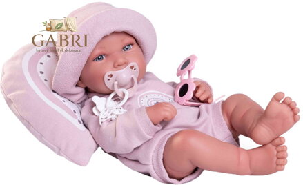 ANTONIO JUAN Panenka miminko holčička Pipa 42cm realistická vinyl