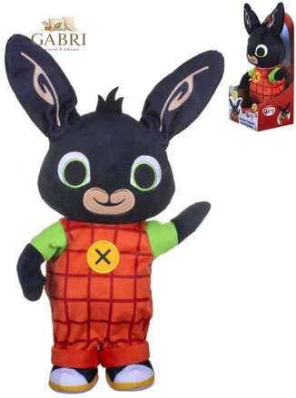 PLYŠ Králíček Bing mluvící a tančící na baterie Zvuk *PLYŠOVÉ HRAČKY*