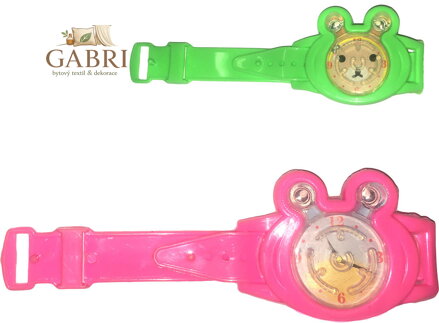 Hlavolam hodinky zvířátko hra s kuličkovým labyrintem různé druhy plast