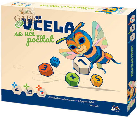 SEVA Mozaika Včela se učí počítat plastová STAVEBNICE 110 dílků