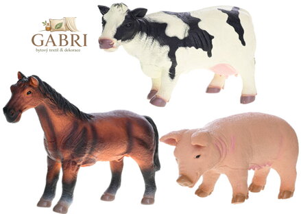 Zvířátko farma plastové figurky zvířátka I. 3 druhy