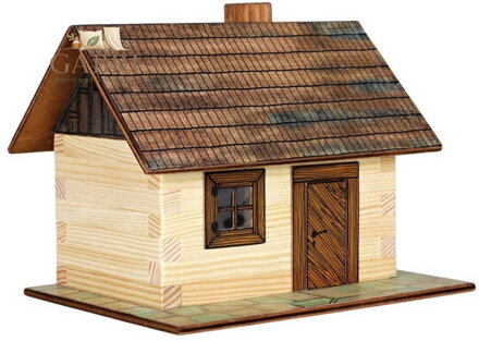 WALACHIA Roubená chaloupka W01 Hobby Kit DŘEVĚNÁ STAVEBNICE
