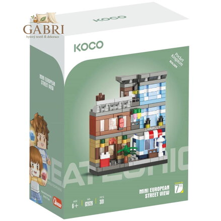 KOCO Stavebnice kostky Kadeřnictví 301d