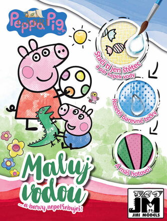 JIRI MODELS Vodová omalovánka A4 Peppa Pig