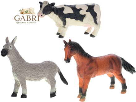 Zvířátko farma plastové figurky zvířátka II. 3 druhy