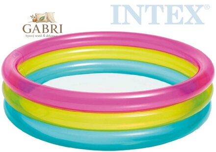 INTEX Bazének dětský kulatý 86x25cm nafukovací brouzdaliště 57104