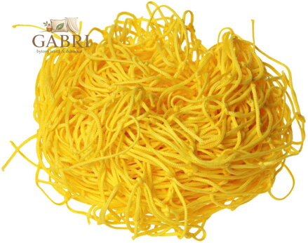 NOE Síť dekorační Žlutá na aranžování 5x1m na zavěšování hraček