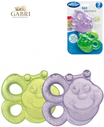 PLAYGRO Kousátko chladivé baby včelka vodní set 2ks pro miminko