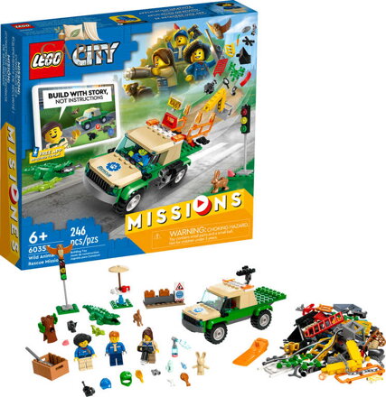 LEGO CITY Záchranné mise v divočině 60353 STAVEBNICE