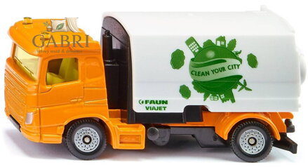 SIKU Blister auto zametací čisticí vůz Faun Viajet model kov 1104