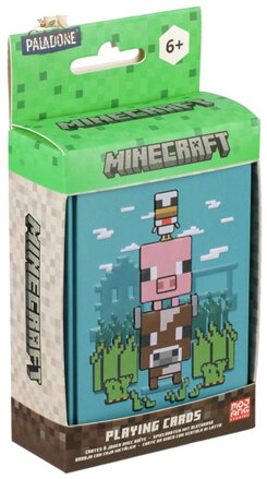 HRA Karty hrací Minecraft zvířata v plechové krabičce *SPOLEČENSKÉ HRY*