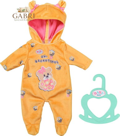 ZAPF BABY BORN Little Overal medvídek pro panenku miminko 36cm