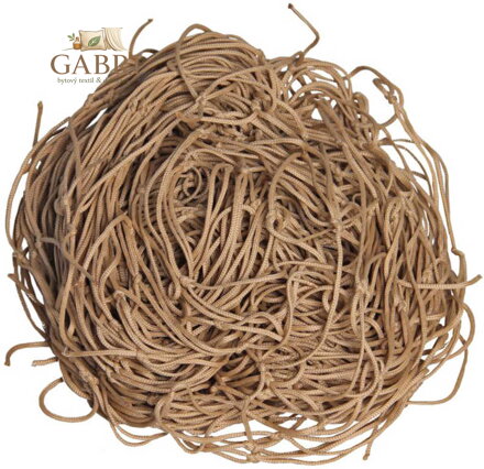 NOE Síť dekorační Béžová na aranžování 5x1m na zavěšování hraček