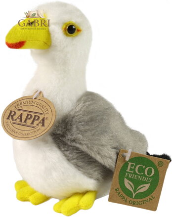 PLYŠ Pták racek 14cm Eco-Friendly *PLYŠOVÉ HRAČKY*