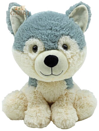 PLYŠ Pes Husky 30cm sedící *PLYŠOVÉ HRAČKY*