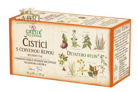 Grešík Čistící s červenou řepou 20 x 1,5 g