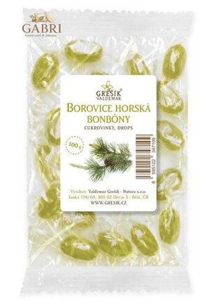 Grešík Borovice horská bonbóny 100 g