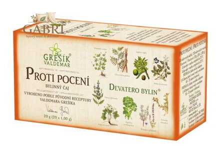 Grešík Proti pocení 20 x 1,0 g