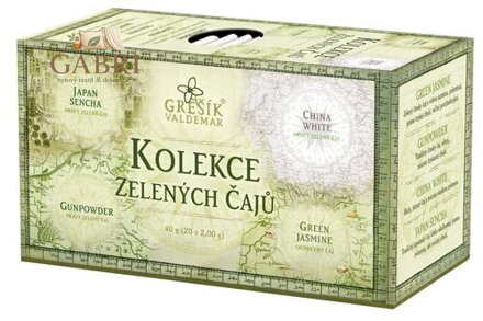 Grešík Kolekce Zelených čajů 4 x 5 n.s.